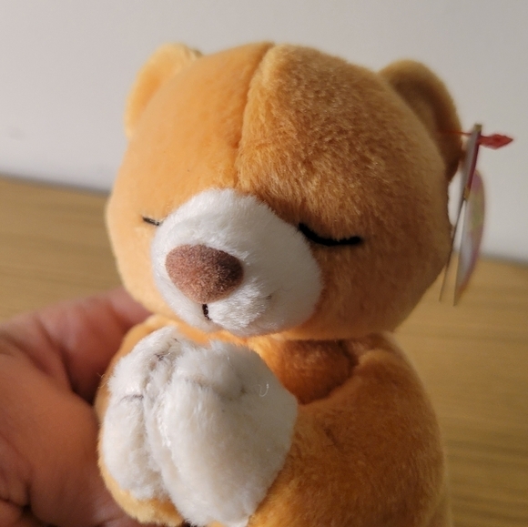 TY "Hope" the Praying Bear Retired Beanie Baby Vintage - MINT NEW WITH TAGS - Picture 4 of 10